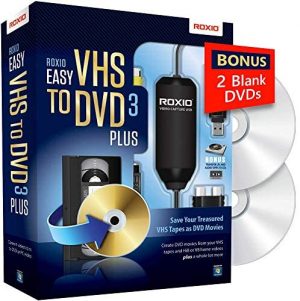 Roxio Straightforward VHS to DVD 3 Plus | VHS, Hi8, V8 Video to DVD or Digital Converter