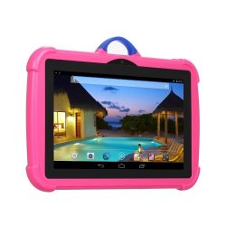 Q88 7 inch Kids Tablet IPS Screen 1024*600 Resolution 2GB+16GB Memory Android 6.0 Support WiFi/BT Connection Rose Red EU Plug