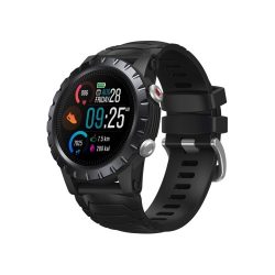 Zeblaze Stratos Premium Multi-sport GPS Smartwatch 1.32'' Full-Touch Screen 360*360 Resolution 4-satellite Positioning 50M Waterproof Fitness Tracker Heart Rate/Sleep/Stress Monitor 25- day Battery Life Massive Dial/Custom Dial Message/Call Reminder Musi