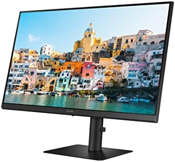 SAMSUNG FT45 Series 24-Inch FHD 1080p Computer Monitor, 75Hz, IPS Panel, HDMI, DisplayPort, USB Hub, Height Adjustable Stand, 3 Yr WRNTY (LF24T454FQNXGO),Black - Image 3