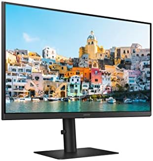 SAMSUNG FT45 Series 24-Inch FHD 1080p Computer Monitor, 75Hz, IPS Panel, HDMI, DisplayPort, USB Hub, Height Adjustable Stand, 3 Yr WRNTY (LF24T454FQNXGO),Black - Image 2