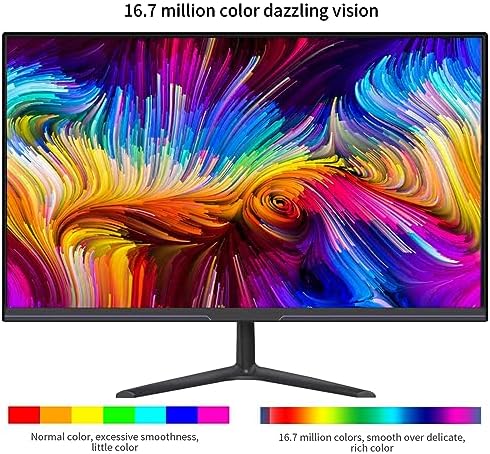 luckyfive 24 Inch QHD Computer Monitor,1440P Ultrawide LED Monitor,75Hz IPS Display with Built-in Speakers,75Hz,HDMI,DisplayPort,VESA,Tilt - Image 5
