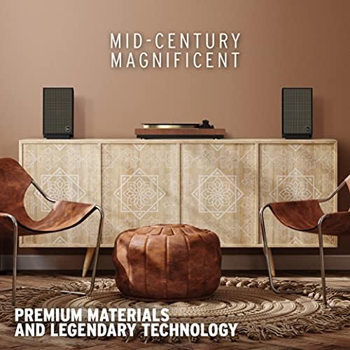 Klipsch ProMedia Heritage 2.1 Multimedia Mid Century Modern Desktop Computer Speaker Monitors with 8” Subwoofer, Matte Black - Image 6