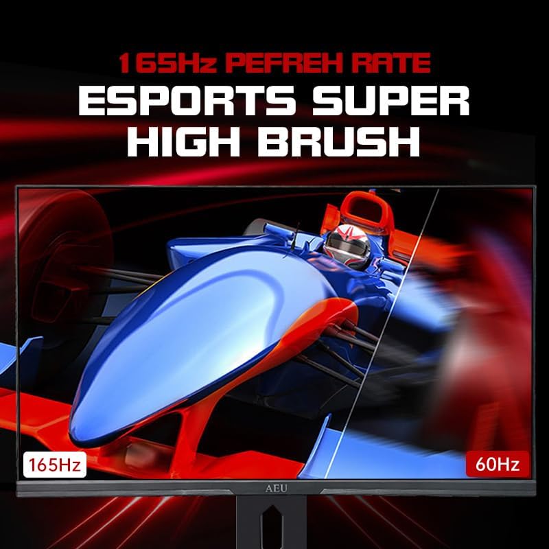 24" Frameless Gaming IPS Monitor, FHD 1080P, 1ms 165Hz, Freesync, HDMI/DP/Gaming Monitor,Black - Image 9