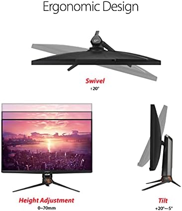 ASUS ROG Swift 32” 4K HDR Gaming Monitor - 144Hz DSC, UHD (3840 x 2160) PC Monitor, Mini-LED IPS with G-SYNC Ultimate, Local Dimming, Ideal for Desktop and Computer Monitor Black - - PG32UQX - Image 7