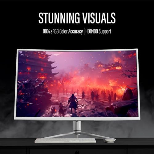 Deco Gear 39 Curved Ultrawide Gaming Monitor, 2560 x 1440, HDR400, 165 Hz, 99% sRGB, HDMI 2.0, DP 1.4 - Image 4