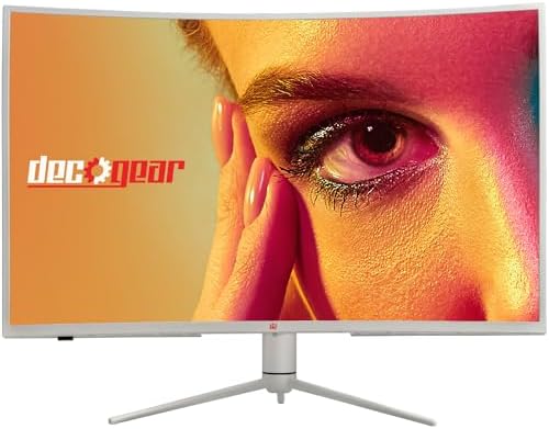 Deco Gear 39 Curved Ultrawide Gaming Monitor, 2560 x 1440, HDR400, 165 Hz, 99% sRGB, HDMI 2.0, DP 1.4