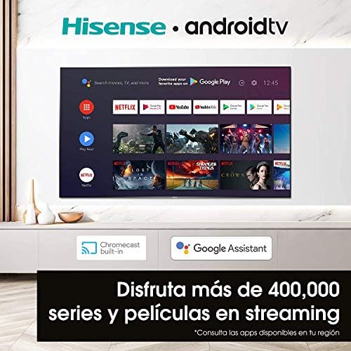 Hisense 40-Inch 40H5500F Class H55 Series Android Smart TV with Voice Remote (2020 Model) - Image 4
