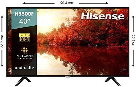 Hisense 40-Inch 40H5500F Class H55 Series Android Smart TV with Voice Remote (2020 Model) - Image 2