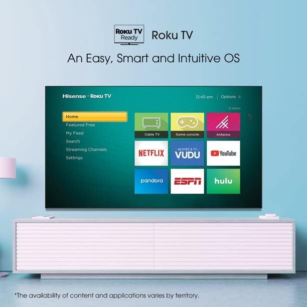 Hisense 40-Inch Class 2K FHD LED LCD Smart TV Motion Rate 120 Gaming Mode Compatible with Alexa & Google Assistant 40H4030F3 (Renewed) - Image 7