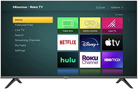 Hisense 40-Inch Class 2K FHD LED LCD Smart TV Motion Rate 120 Gaming Mode Compatible with Alexa & Google Assistant 40H4030F3 (Renewed)