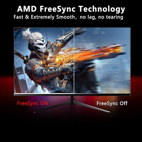 Gaming Monitor, 27 Inch 1440P 170Hz PC Monitor, 2K QHD 1ms Fast IPS Computer Monitor, HDMI/USB C/DP Vertical Monitor for Office and HOM, Eye Care, VESA Mount, Black - Image 4