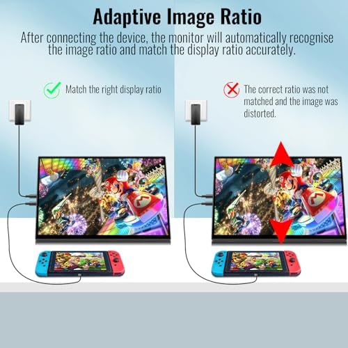 Touchscreen Portable Monitor 16 Inch HD 1920x1200P Touch Screen USBC Monitor IPS Display, 300cd/m², External Portable Monitor for PC Laptop Phones Computer Ras Pi, Built-in Kickstand - Image 4