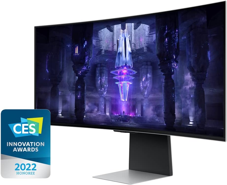 SAMSUNG 34" Odyssey G85SB Series QD-OLED Ultra WQHD Curved Gaming Monitor, 175Hz, 0.03ms, DisplayHDR True Black 400, AMD FreeSync Premium Pro, Advanced Game Streaming, LS34BG850SNXZA, 2023 - Image 10