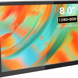 8 Inch Mini Monitor, Small HDMI Screen Display,1280 * 800 Resolution Portable Monitor for PC Laptop Compatible with Raspberry Pi Game Consoles