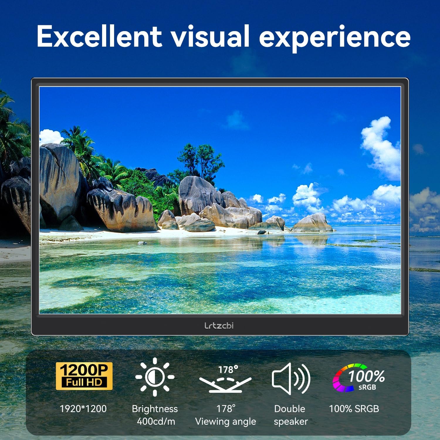 Portable Monitor Touchscreen 14 inch, IPS Touch Screen Monitor 1920x1200 Display with USB C HDMI for Laptop/PC/Phone/Xbox/Switch/PS4/Raspberry pi, Computers Monitors - Image 3