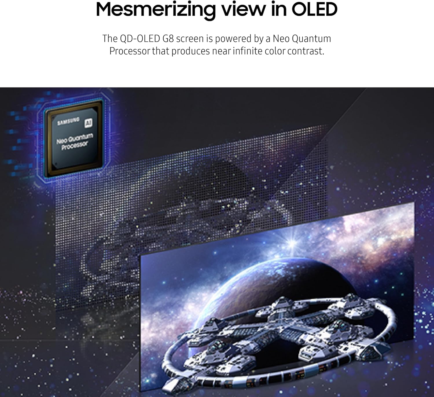 SAMSUNG 34" Odyssey G85SB Series QD-OLED Ultra WQHD Curved Gaming Monitor, 175Hz, 0.03ms, DisplayHDR True Black 400, AMD FreeSync Premium Pro, Advanced Game Streaming, LS34BG850SNXZA, 2023 - Image 5