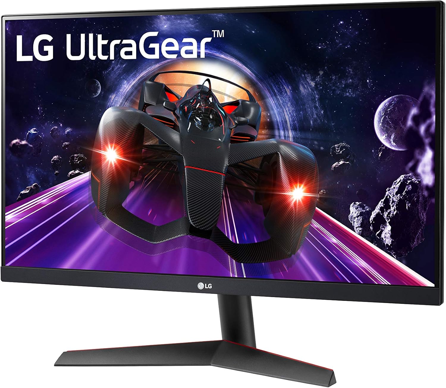 LG 24GN600-B UltraGear Gaming Monitor 24" Full HD (1920 x 1080) IPS Display, 1ms (GtG) Response Time, 144Hz Refresh Rate, AMD FreeSync Premium, HDR10, 3-Side Virtually Borderless Display,Black - Image 4