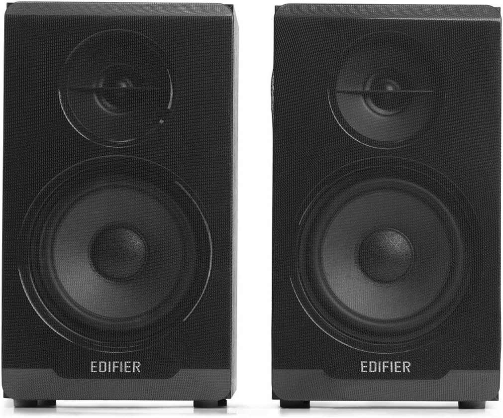 Edifier R33BT Active Bluetooth Computer Speakers - 2.0 Bookshelf Speaker - Powered Studio Monitor, Black - Pair - Image 2