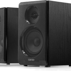 Edifier R33BT Active Bluetooth Computer Speakers - 2.0 Bookshelf Speaker - Powered Studio Monitor, Black - Pair