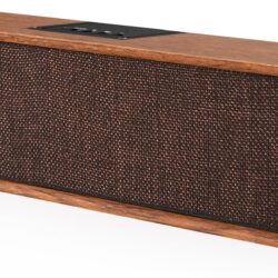 Retro Computer Speakers - Wooden Sound Bar with Bluetooth 5.3 & USB Connectivity | Universal Compatibility for PC, Desktop, Laptop, Monitor, Tablet & Smartphone