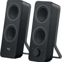 Logitech Z207 2.0 Multi Device Stereo Speaker (Black) (Renewed)