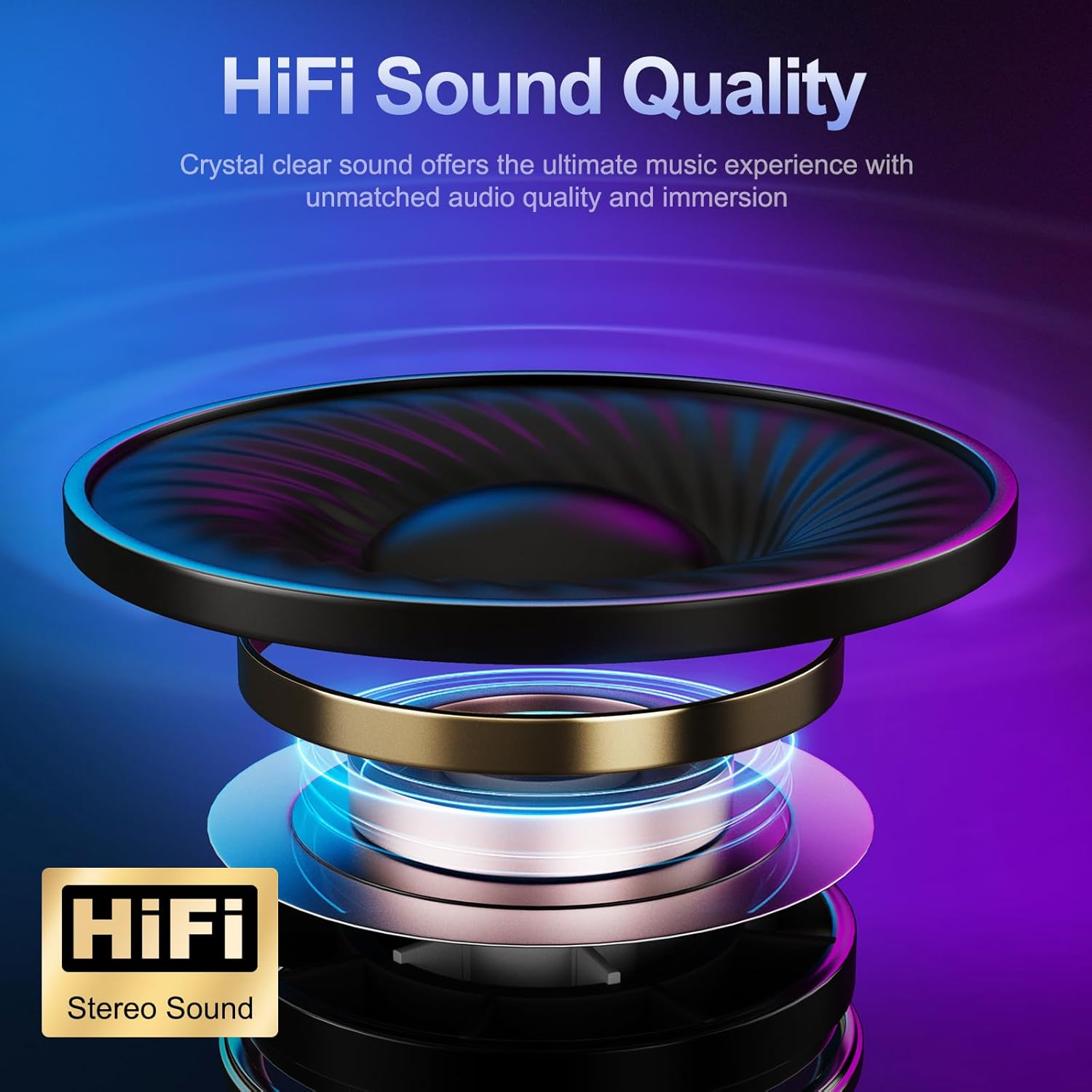 Bluedee Computer Speakers for Desktop PC, Bluetooth 5.3 PC Speakers with Dynamic RGB Light, Wired USB Plug & Play Computer Sound Bar, USB/Type-C Powered Gaming Speakers for Desktop, Laptops, Tablet - Image 2