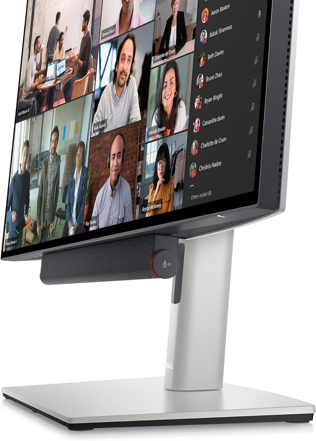 Dell Slim Conferencing Soundbar for Monitor – SB522A - Magnetic, Mute Microphone, Call Answer/end, Zoom Certification, Microsoft Teams Certified - Image 2