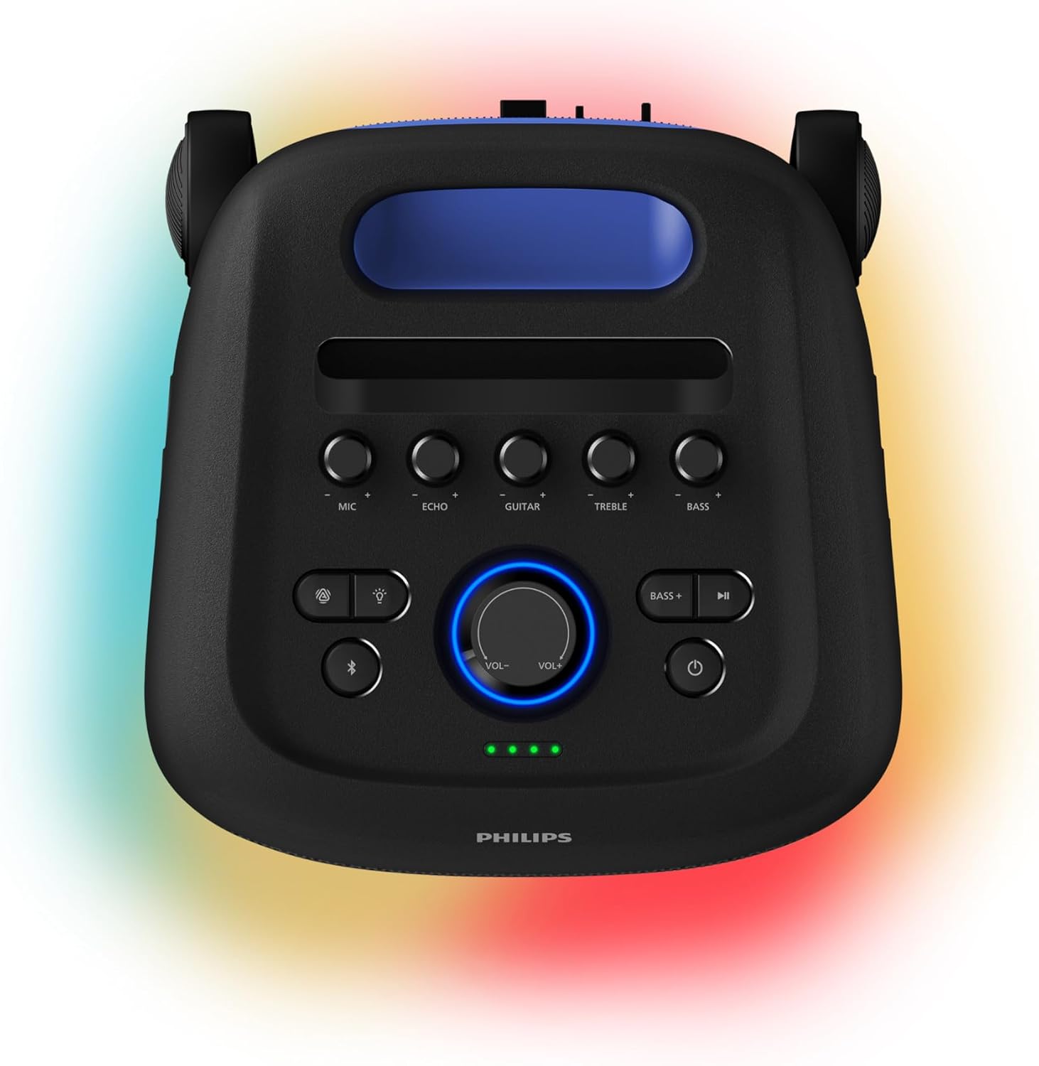 Philips TAX5000 Bluetooth Party Speaker with Dual 8" Woofers - 14HR Playtime, 200W Max Power, TWS, Auracast - Black - Image 3