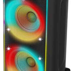 Philips TAX5000 Bluetooth Party Speaker with Dual 8" Woofers - 14HR Playtime, 200W Max Power, TWS, Auracast - Black